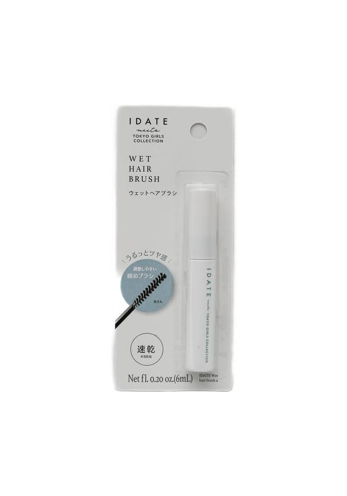 Daiso IDATE Wet Hair Brush A | Mascara-Style Hair Tamer by Tokyo Girls Collection | Quick-Drying Styling Tool - Image 1